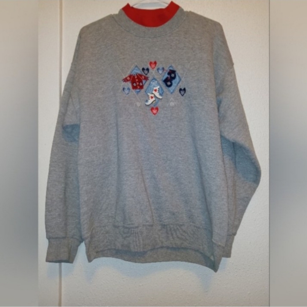 VTG Women's Endless Designs Winter Sweatshirt L